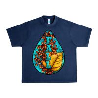 Navy Fall Teardrop Urban Heavy Tee - LillyAllenDesigns