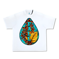White Fall Teardrop Urban Heavy Tee - LillyAllenDesigns