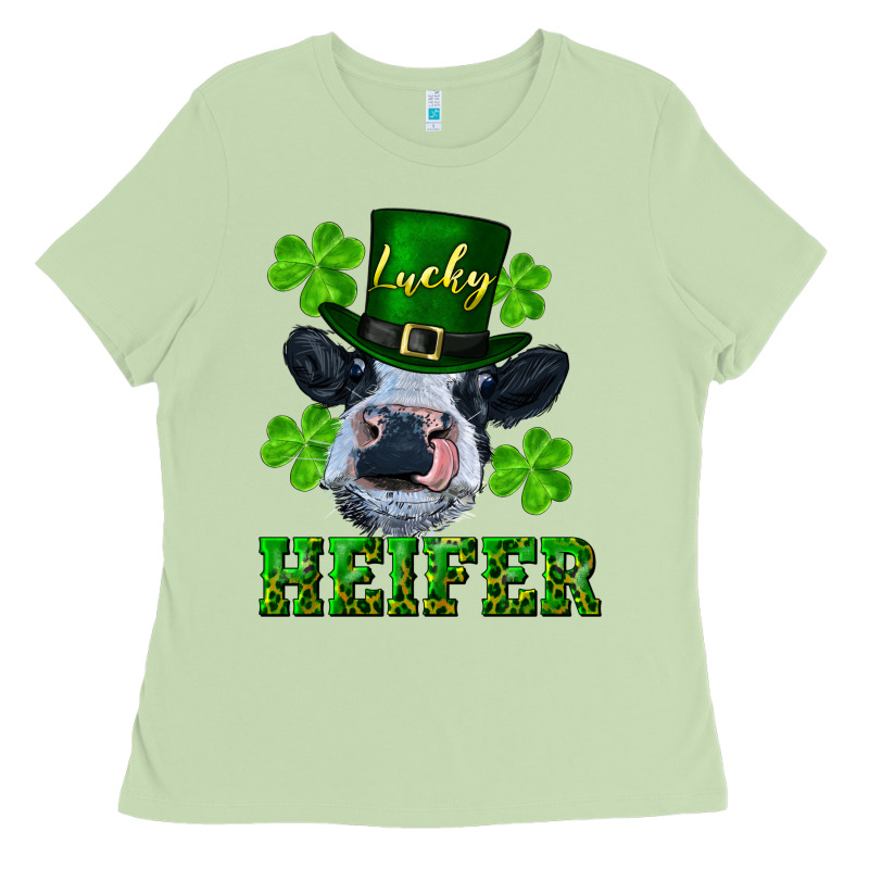 Lucky Heifer Ladies Tee by RanaPortraitStore | Teevron
