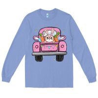 Colony Blue easter bunny and truck Long Sleeve Tee - MaliasSmallBusiness