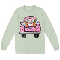 Matcha easter bunny and truck Long Sleeve Tee - MaliasSmallBusiness