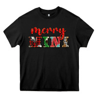 Black christmas merry mini Heavy Core Tee - BarkalooDesign