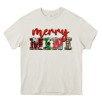 Cream christmas merry mini Heavy Core Tee - BarkalooDesign