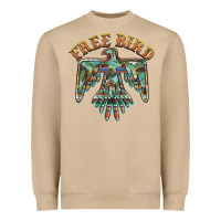 Mushroom free bird feathers thunderbird Heavyweight Sweatshirt - BarkalooDesign