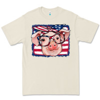 Bone american flag pig Premium Tee - RanaPortraitStore