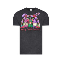 Vintage Black happy easter gnomies rainbow Vintage Tee - Artiststas