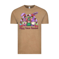 Vintage Coffee happy easter gnomies rainbow Vintage Tee - Artiststas