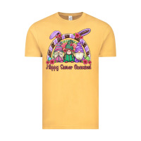 Vintage Mustard happy easter gnomies rainbow Vintage Tee - Artiststas