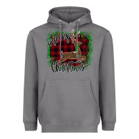 Storm Merry Christmas Deer Heavyweight Hoodie - Bettercallsaul