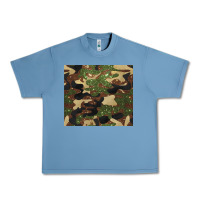 Pebble Blue camouflage glitter Urban Heavy Tee - BarkalooDesign