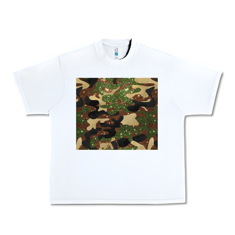 Camouflage Glitter Urban Heavy Tee by BarkalooDesign | Teevron