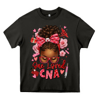 Asphalt one loved cna afro messy bun Heavy Core Tee - texasbilliewilder