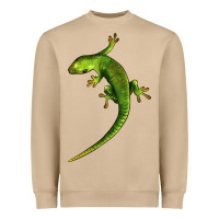 Green Lizard Illustrations Heavyweight Sweatshirt | Teevron
