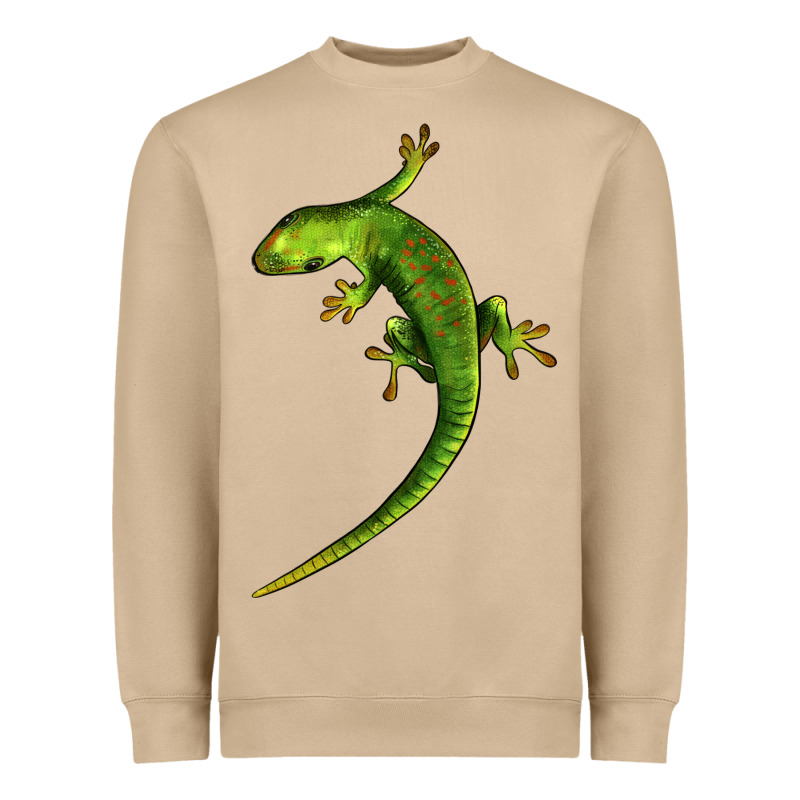 Green Lizard Illustrations Heavyweight Sweatshirt by LillyAllenDesigns | Teevron
