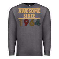 Charcoal Heather Awesome Since 1964 Premium Sweatshirt - Bettercallsaul