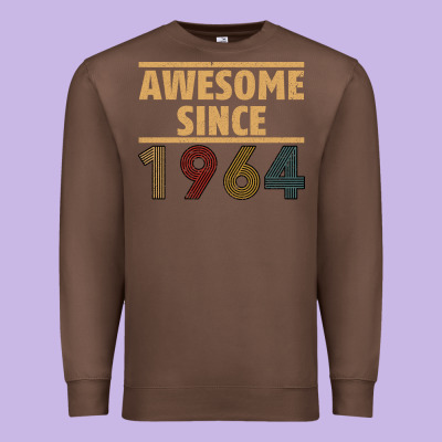Awesome Since 1964 Premium Sweatshirt Designed By Bettercallsaul