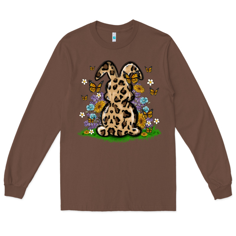 Western Floral Bunny Long Sleeve Tee by MaliasSmallBusiness | Teevron