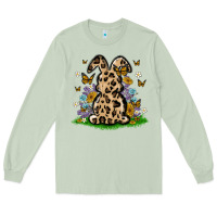 Matcha western floral bunny Long Sleeve Tee - MaliasSmallBusiness