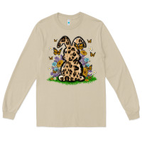 Mushroom western floral bunny Long Sleeve Tee - MaliasSmallBusiness