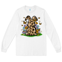 White western floral bunny Long Sleeve Tee - MaliasSmallBusiness