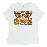 White looking cool for back to school Ladies Tee - texasbilliewilder