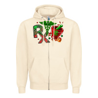 Sandshell rx christmas pharmacy Zipper Hoodie - MaliasSmallBusiness