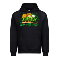 Black St. Patrick's Day Baseball Urban Hoodie - HowdyJamesFarm