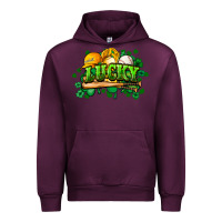 Mauve Wine St. Patrick's Day Baseball Urban Hoodie - HowdyJamesFarm