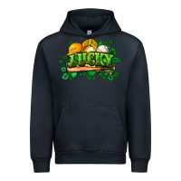 Navy St. Patrick's Day Baseball Urban Hoodie - HowdyJamesFarm