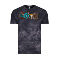 Cloud Black western love Vintage Tee - AdoDesignShop