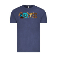 Vintage Denim western love Vintage Tee - AdoDesignShop