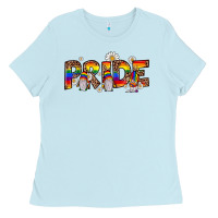 Baby Blue pride gnome Ladies Tee - JahusDesignShop