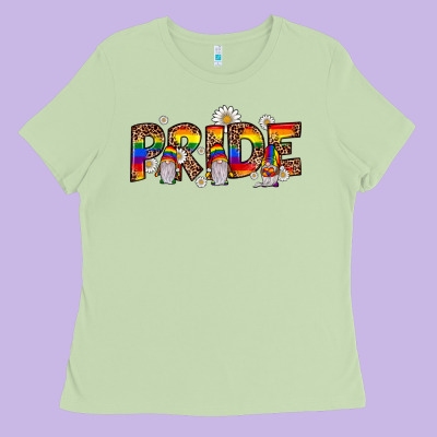 Pride Gnome Ladies Tee Designed By Jahusdesignshop
