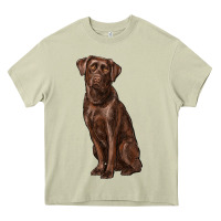 Mossy labrador retriever Heavy Core Tee - RanaPortraitStore