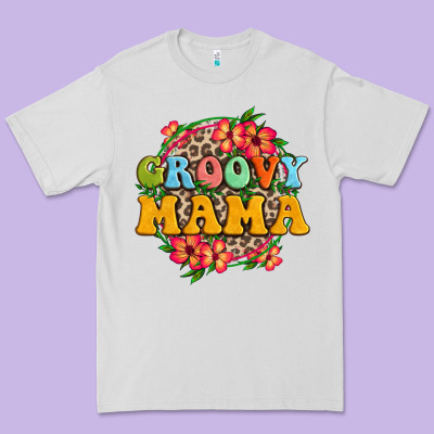 Groovy Mama Premium Tee Designed By Zillion Design Studio