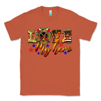 Copper Love My Hero Firefighter Classic Tee - LillyAllenDesigns