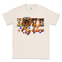 Natural Love My Hero Firefighter Classic Tee - LillyAllenDesigns