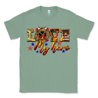Sage Love My Hero Firefighter Classic Tee - LillyAllenDesigns