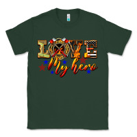 Sports Green Love My Hero Firefighter Classic Tee - LillyAllenDesigns