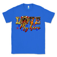 True Royal Love My Hero Firefighter Classic Tee - LillyAllenDesigns