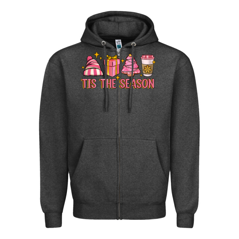Tis The Season Zipper Hoodie by MaliasSmallBusiness | Teevron