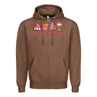 Chestnut tis the season Zipper Hoodie - MaliasSmallBusiness