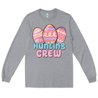 Heather Grey hunting crew Long Sleeve Tee - MaliasSmallBusiness