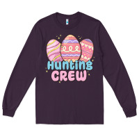 Plum hunting crew Long Sleeve Tee - MaliasSmallBusiness
