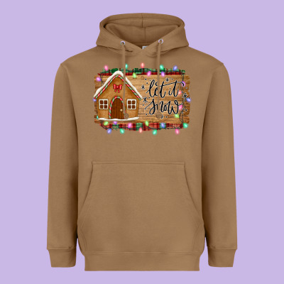 Let It Snow Heavyweight Hoodie Designed By Bettercallsaul