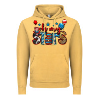 Vintage Mustard oh my stars 4th of july Vintage Hoodie - Jasminsmagicworld