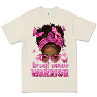 Bone afro messy bun breast cancer warrior Premium Tee - texasbilliewilder