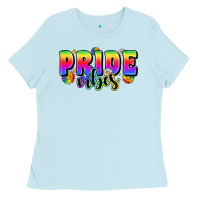 Baby Blue pride vibes Ladies Tee - Zillion Design Studio