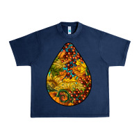 Navy Fall Teardrop Urban Heavy Tee - LillyAllenDesigns