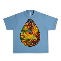 Pebble Blue Fall Teardrop Urban Heavy Tee - LillyAllenDesigns
